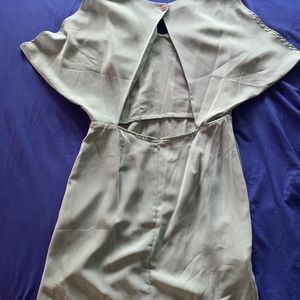 BCBG generation pale mint backless dress